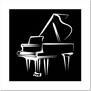 Piano Desing Gifts Posters and Art